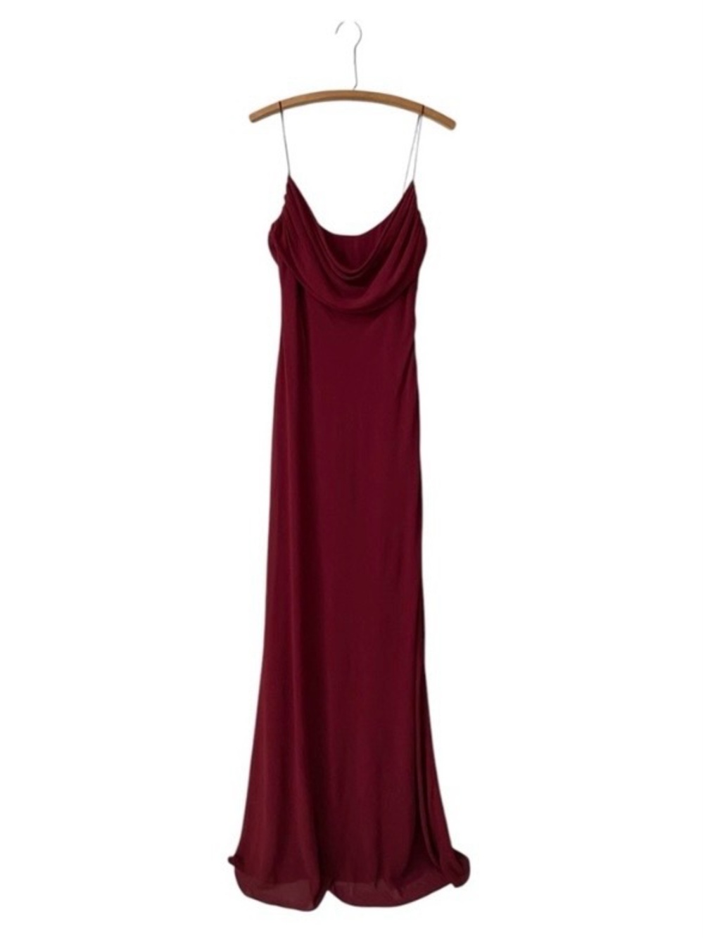 Katie May Eden Gown Bridesmaid Maxi Dress In Bordeaux Sz 10